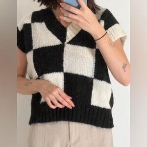 Zara Monochrome Knit Sweater